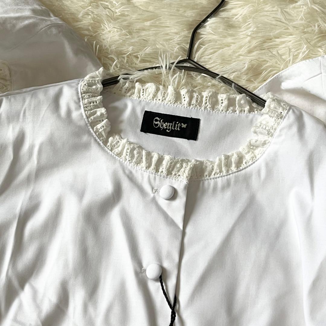 Sheglit シェグリットAlicia レースブラウス 長袖 ロリータ　長袖