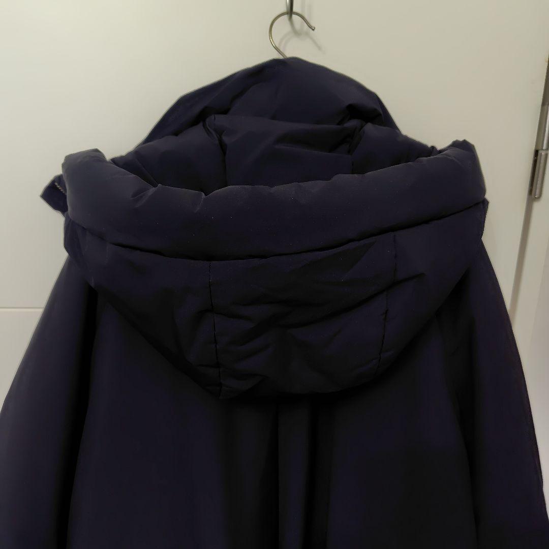 ✧CLANE✧ BALLOON HOODIE LONG DOWN COAT 黒