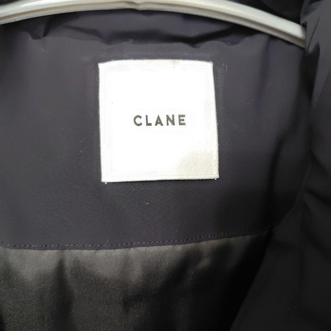 ✧CLANE✧ BALLOON HOODIE LONG DOWN COAT 黒