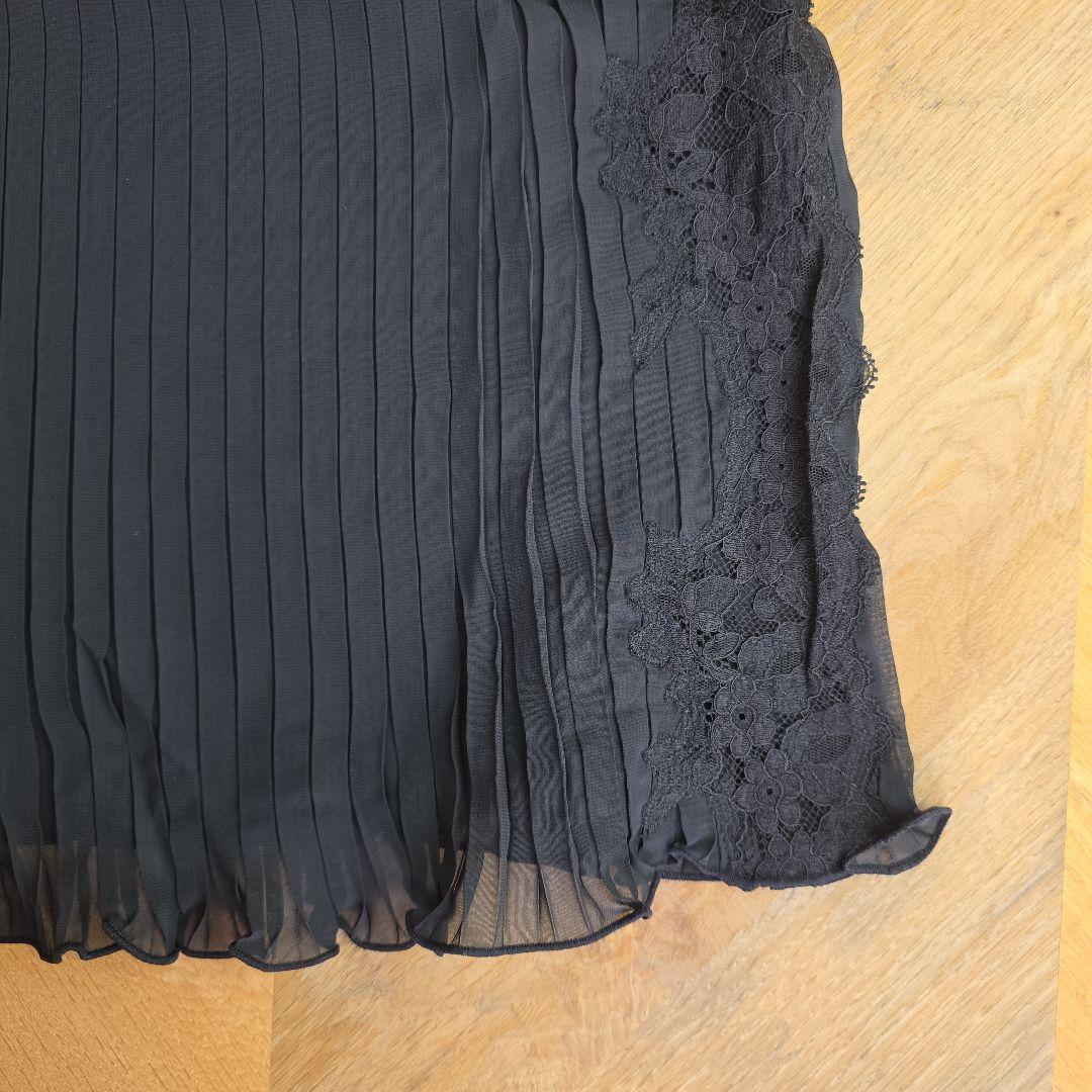 ワコール　トレフル　キャミ　ペチコート　新品　黒レース