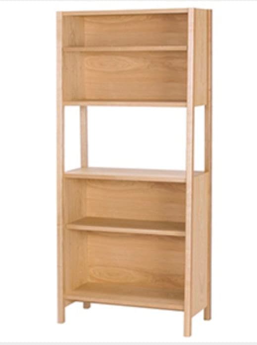 【2月中旬までの出品】木製オープンシェルフ 4段 ナチュラル