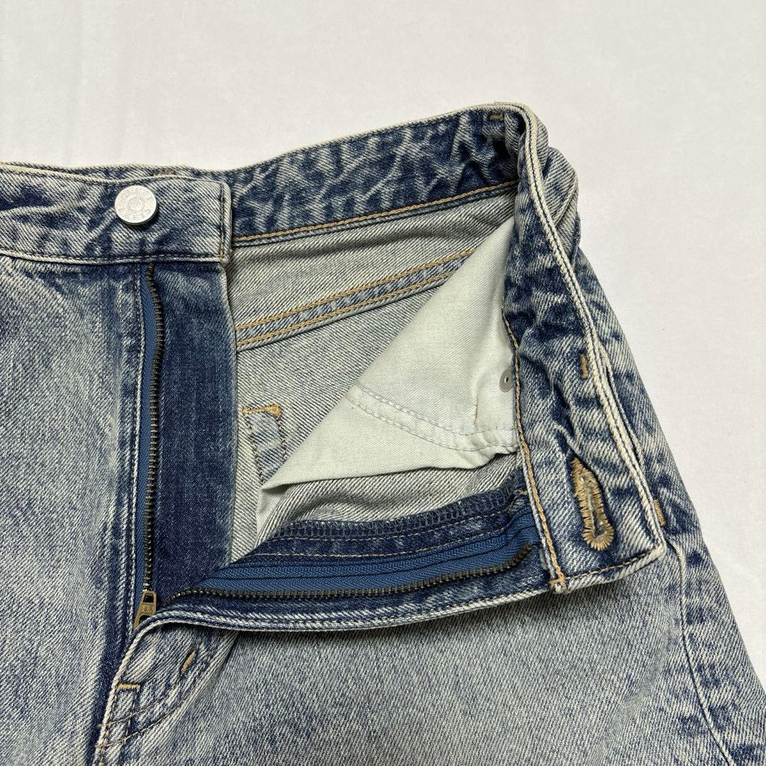 美品 CLANE クラネ SECOND DENIM PANTS ワイドパンツ