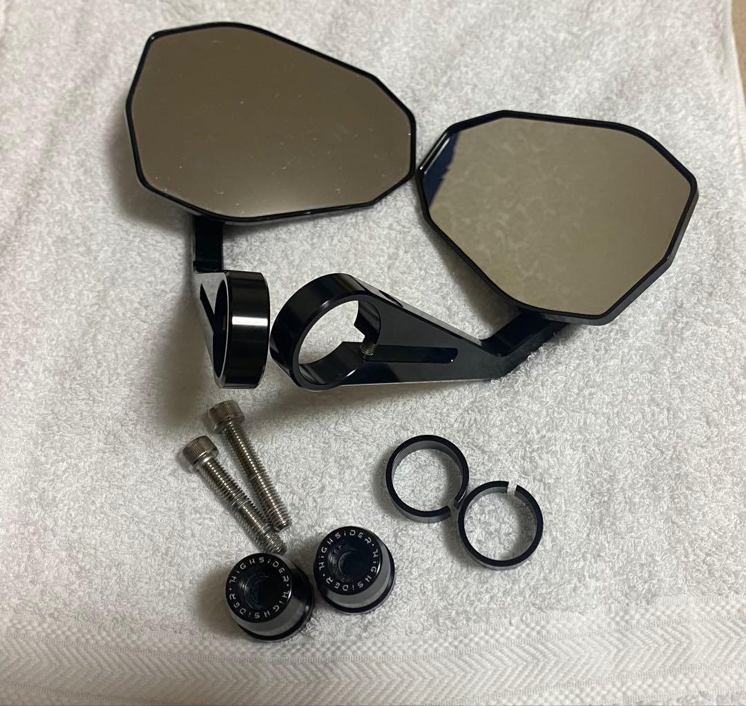 ハイサイダー　バーエンドミラー　ヴィクトリー　カワサキ