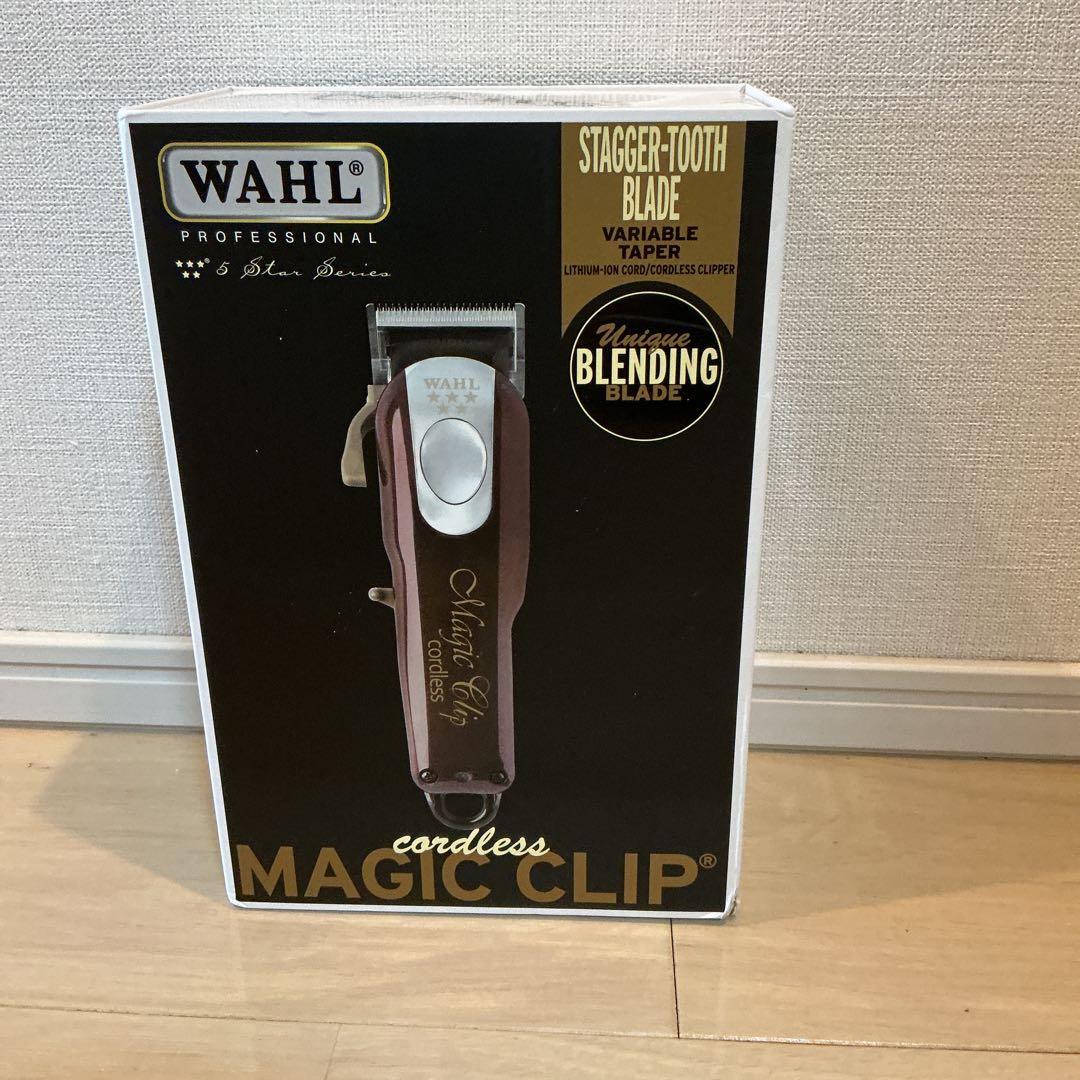 未使用Magic Clip Clip コードレス　バリカン　レッド