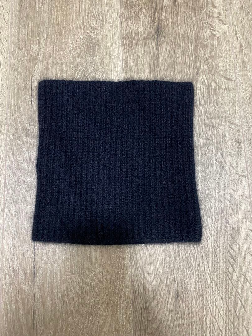 auralee スタイリスト私物 ネックウォーマー 黒 オーラリー