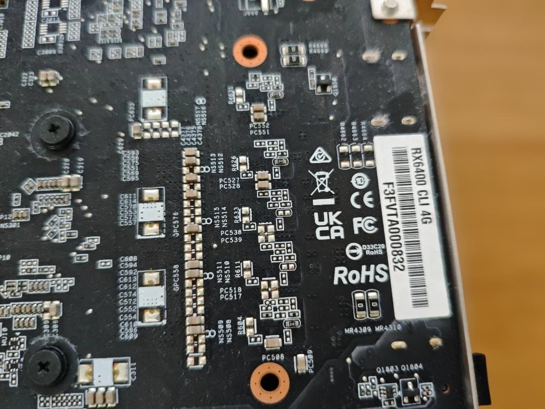 グラフィックボード・グラボ・ビデオカード ASRock Radeon RX 6400 Challenger ITX 4GB