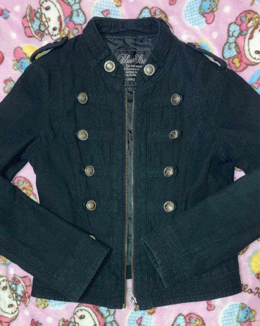 平成ギャル y2k 00s ミリタリージャケット d.i.a 系 black ↝