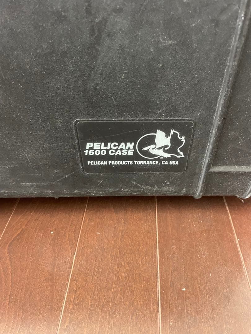 Pelican 1500 ケース ブラック 米軍放出品 フォーム無し M202