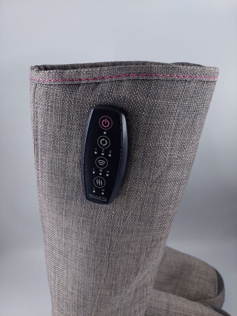新品未使用 リフレキュット EMSストレッチブーツ グレー色 マッサージ