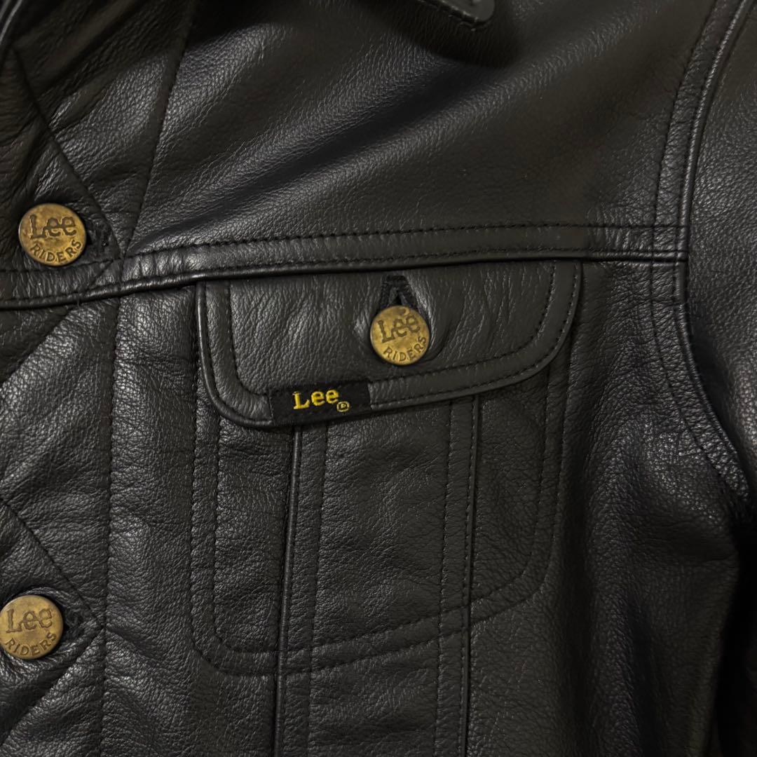 ジャケット・アウター Lee leather tracker jacket