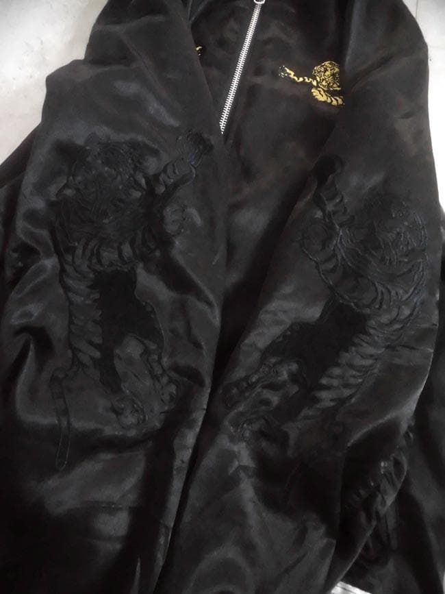 クライミー リバーシブル タイガー&アロハ ジャケット M 虎刺繍 スカジャン