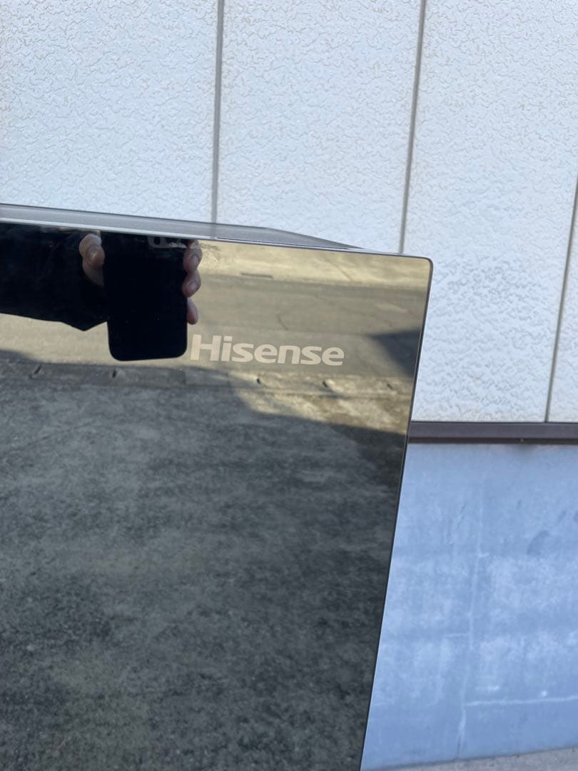 2021年製Hisense 2ドア冷蔵庫 ブラック