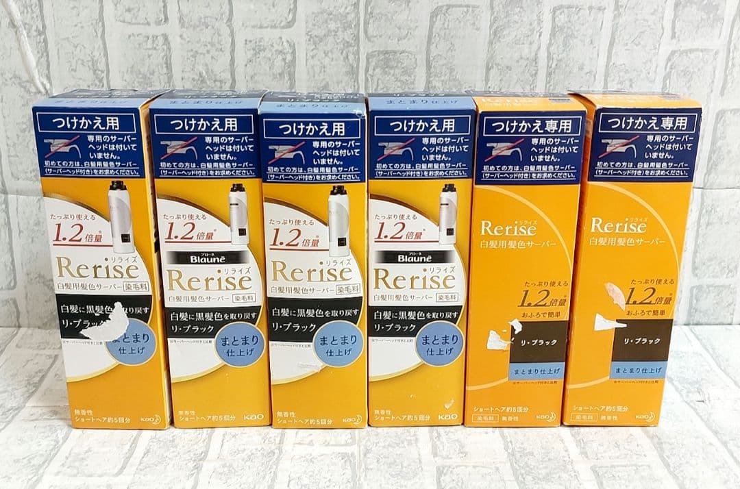 花王　リライズ リブラック まとまり仕上げ つけかえ用　6個セット