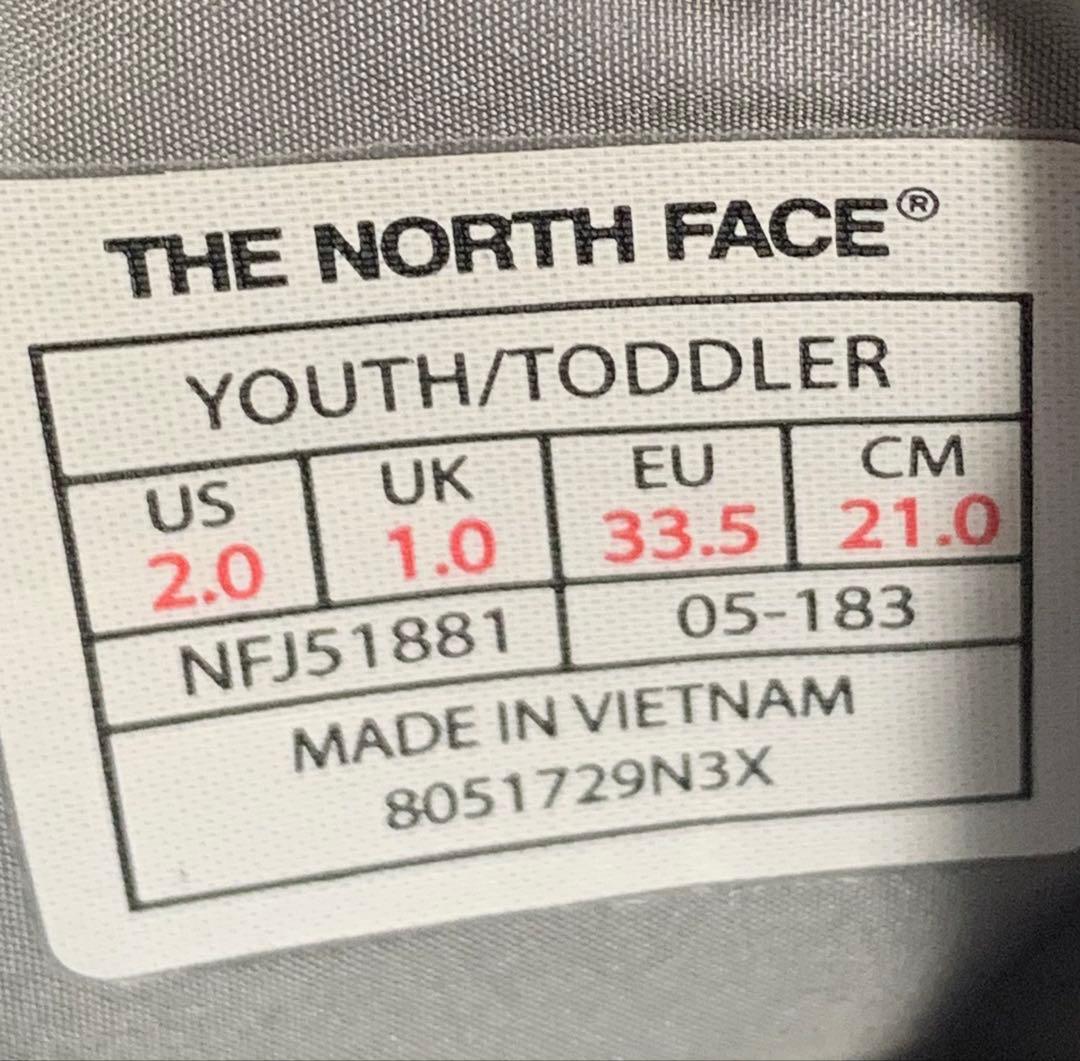 THE NORTH FACE 　ヌプシ　21cm