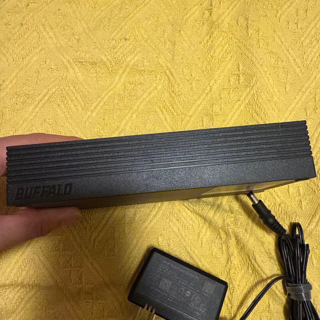 BUFFALO HD-AD4U3 4TB ブラックHDD、ハードディスクドライブ