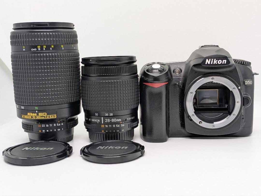 Nikon D50 ダブルズーム 28-80mm D +70-300mm ED