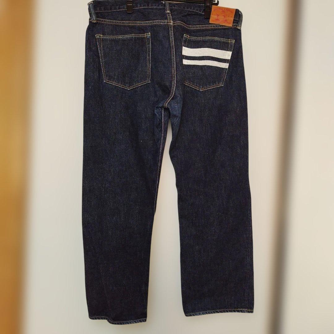 No.5　桃太郎ジーンズ　W42　ダークブルー ストレートデニム