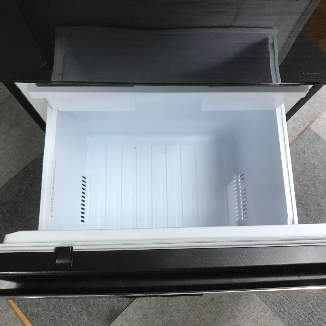 【美品】ミツビシ　ノンフロン冷凍冷蔵庫　MR-CX37A-BR1　2017年　K