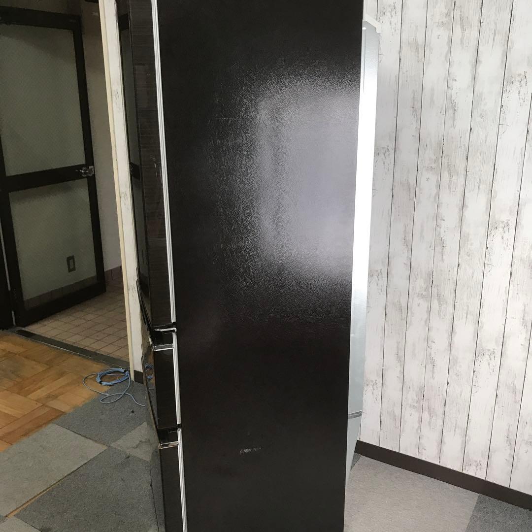 【美品】ミツビシ　ノンフロン冷凍冷蔵庫　MR-CX37A-BR1　2017年　K