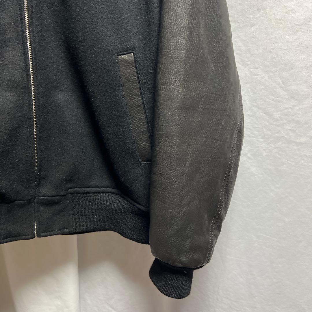 ジャケット・アウター WACKO MARIA LEATHER VARSITY JACKET M