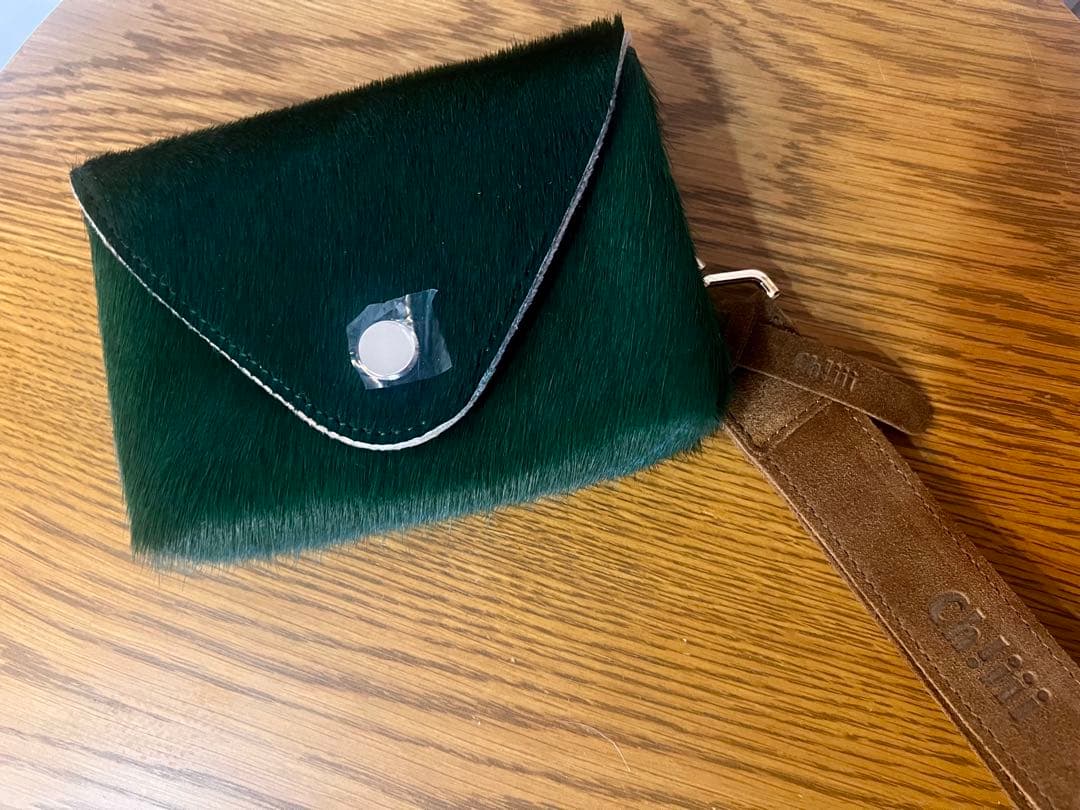 ch!iiiチーHairhide Mini bag新品グリーン