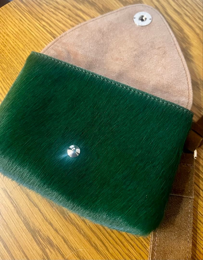 ch!iiiチーHairhide Mini bag新品グリーン