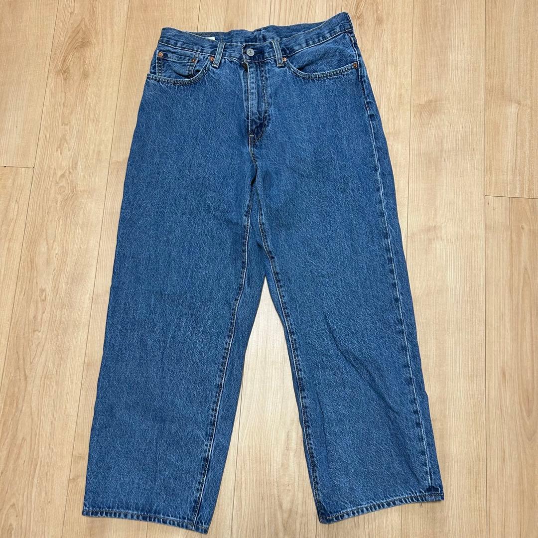 【美品】LEVI'S ／578 ／W31L30バギーミディアムインディゴ　デニム