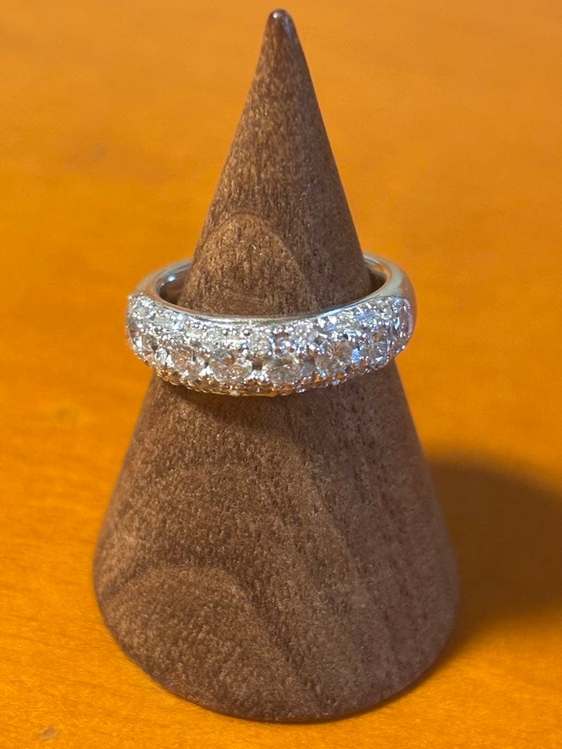 ダイヤモンドピンキーリング/Pt900/0.79ct