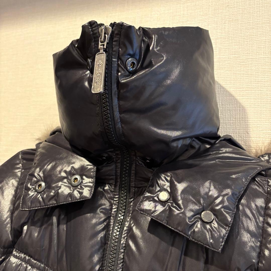TATRAS ダウンコート ブラック ファー付き