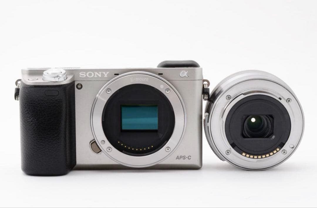★美品★ ソニー SONY α6000 パワーズームレンズキット シルバー