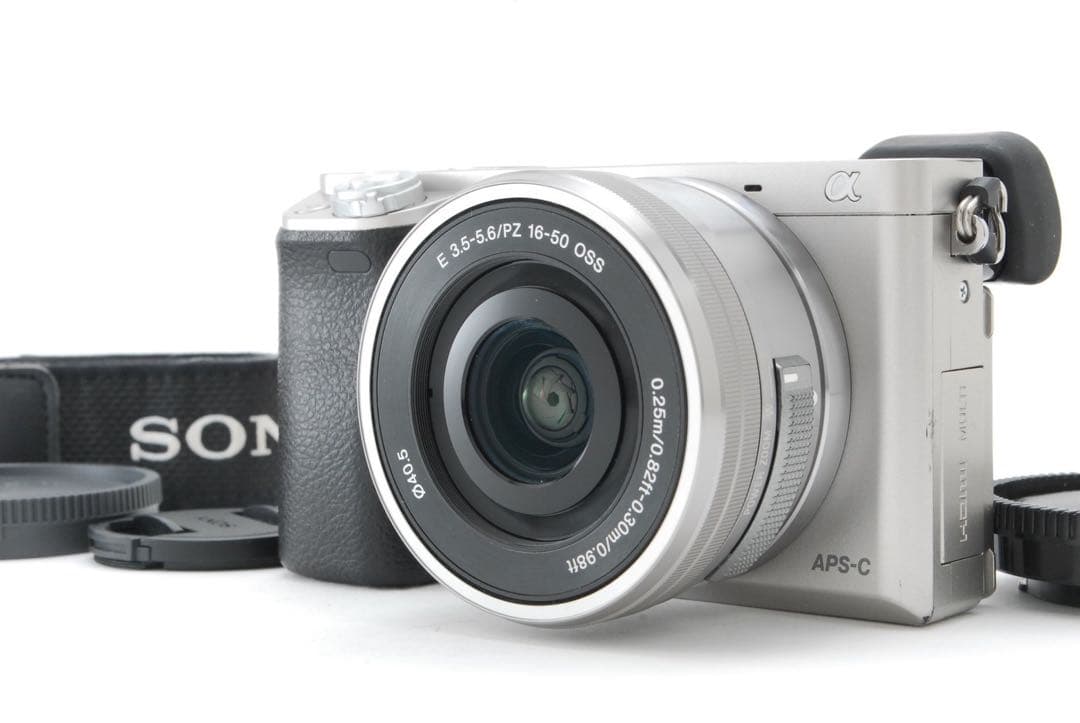 ★美品★ ソニー SONY α6000 パワーズームレンズキット シルバー