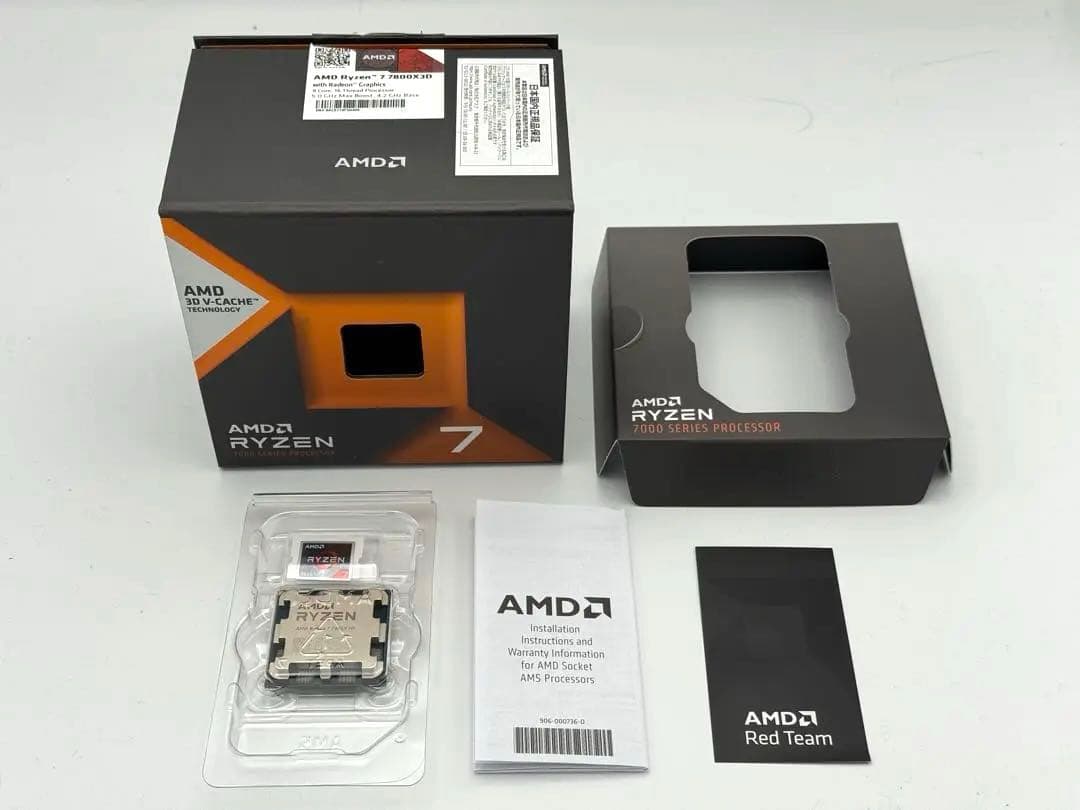 【AMD/CPU】100-100000910WOF/Ryzen7 7800X3D