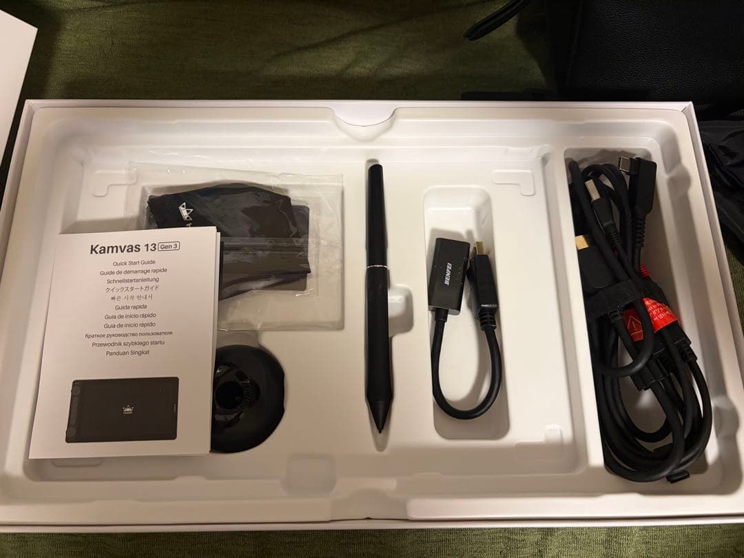 【中古】KAMVAS 13 Gen 3 液晶ペンタブレット本体