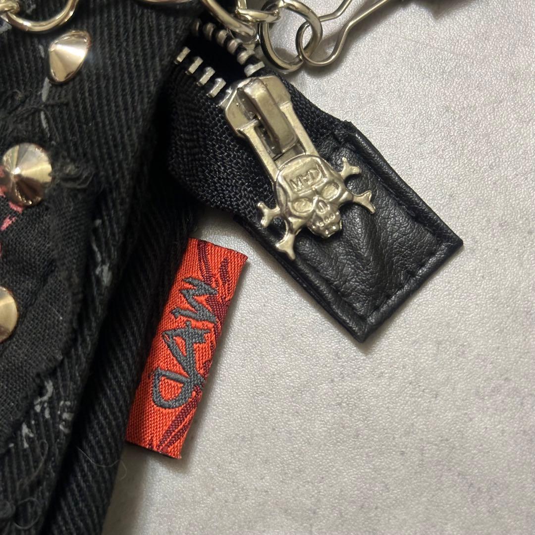 Y2K 平成ギャル ウエストポーチ　ミニバッグ　ドクロ　ゴシック　グランジ