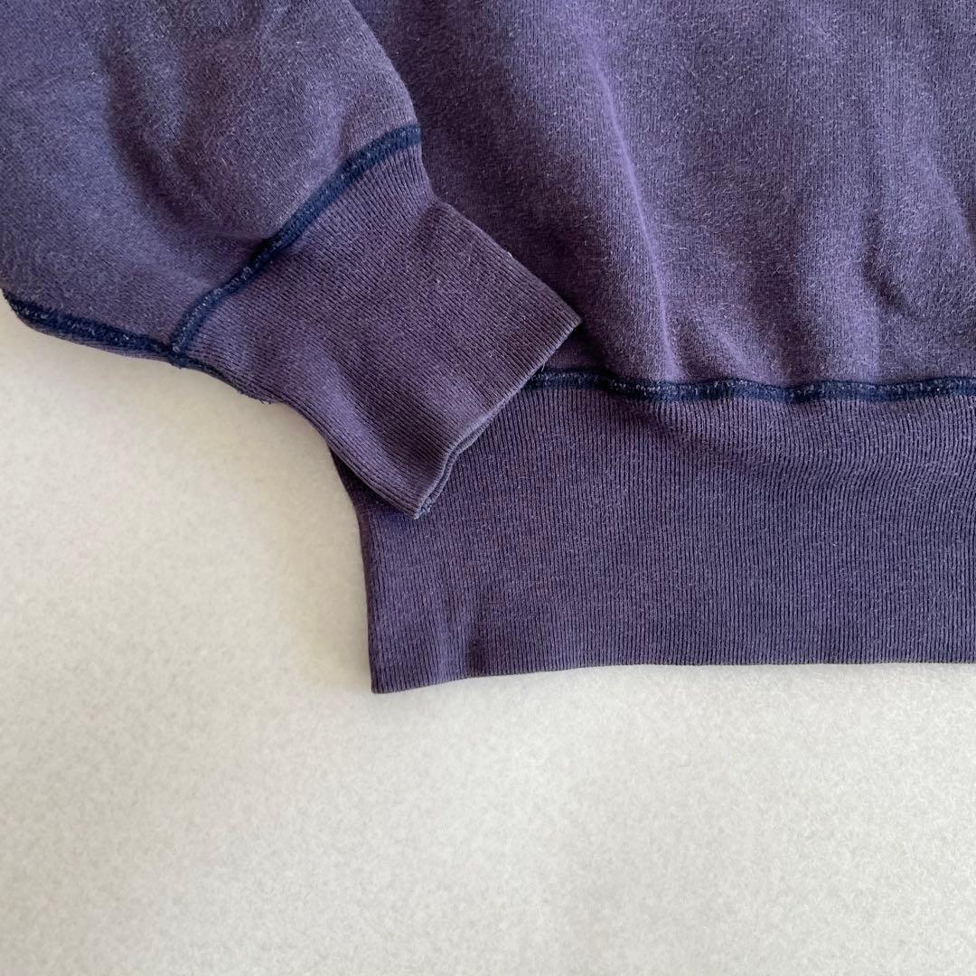 古着 NYLON 茄子紺 フェード ヴィンテージ スウェット