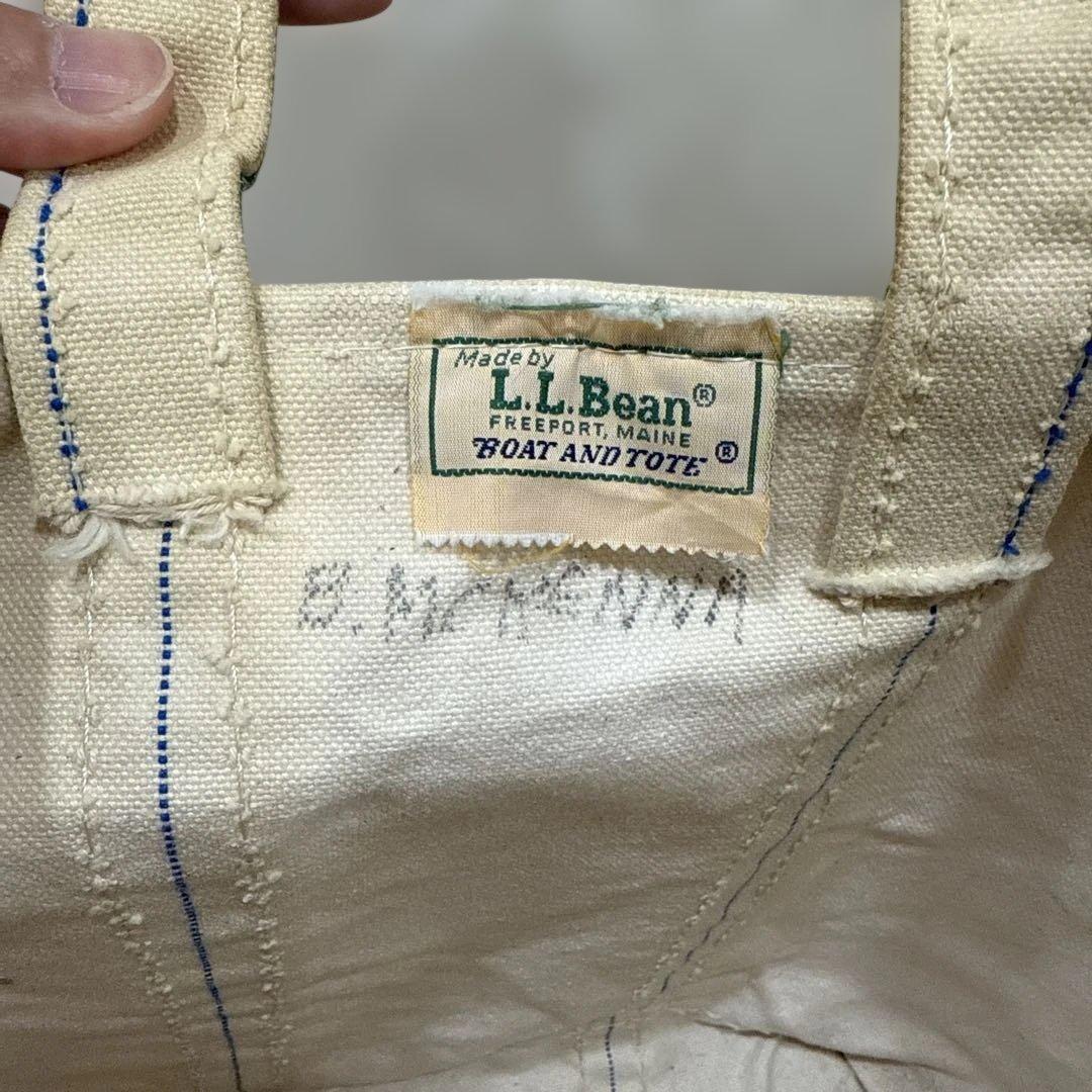 L.L.Beanエルエルビーン 80's 2色 ギザタグ トートバック グリーン