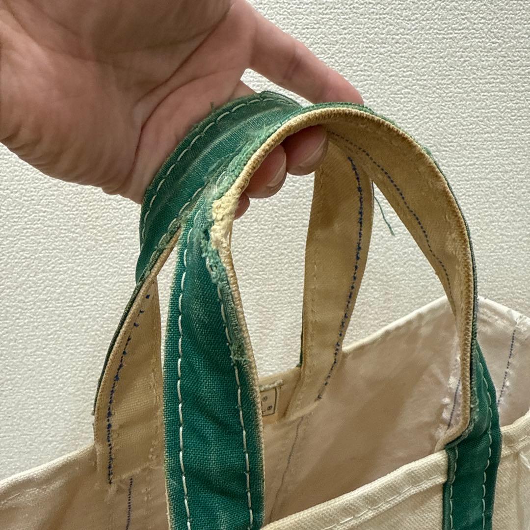 L.L.Beanエルエルビーン 80's 2色 ギザタグ トートバック グリーン