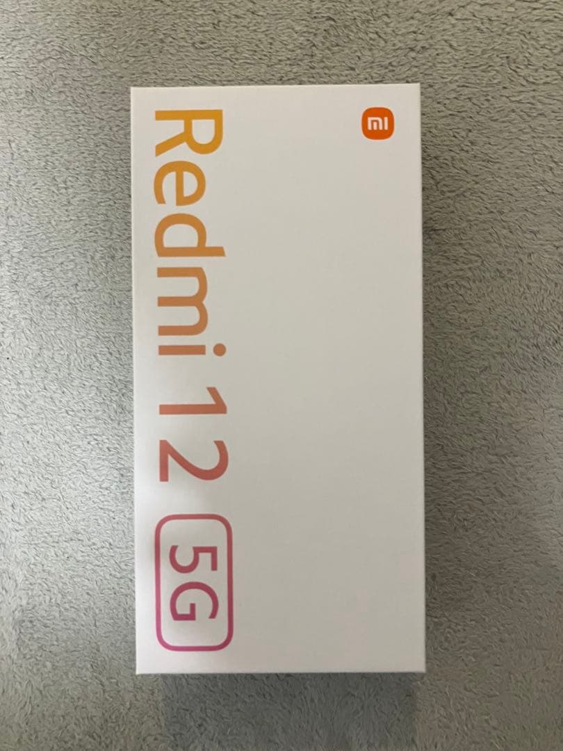【新品未使用】Redmi12 5G Moonlight White SIMフリー
