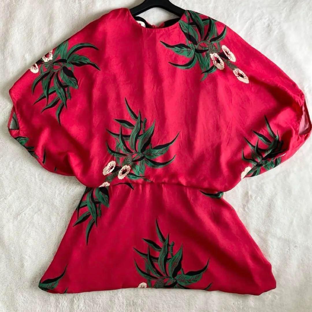 マルニ レーヨン シルク ドルマンスリーブワンピース 40 ピンク