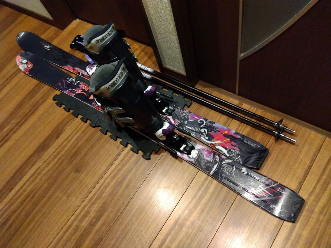 珍♡個性派♡/Fischer/レディース用/スキーセット/メンテ・WAX済み✔