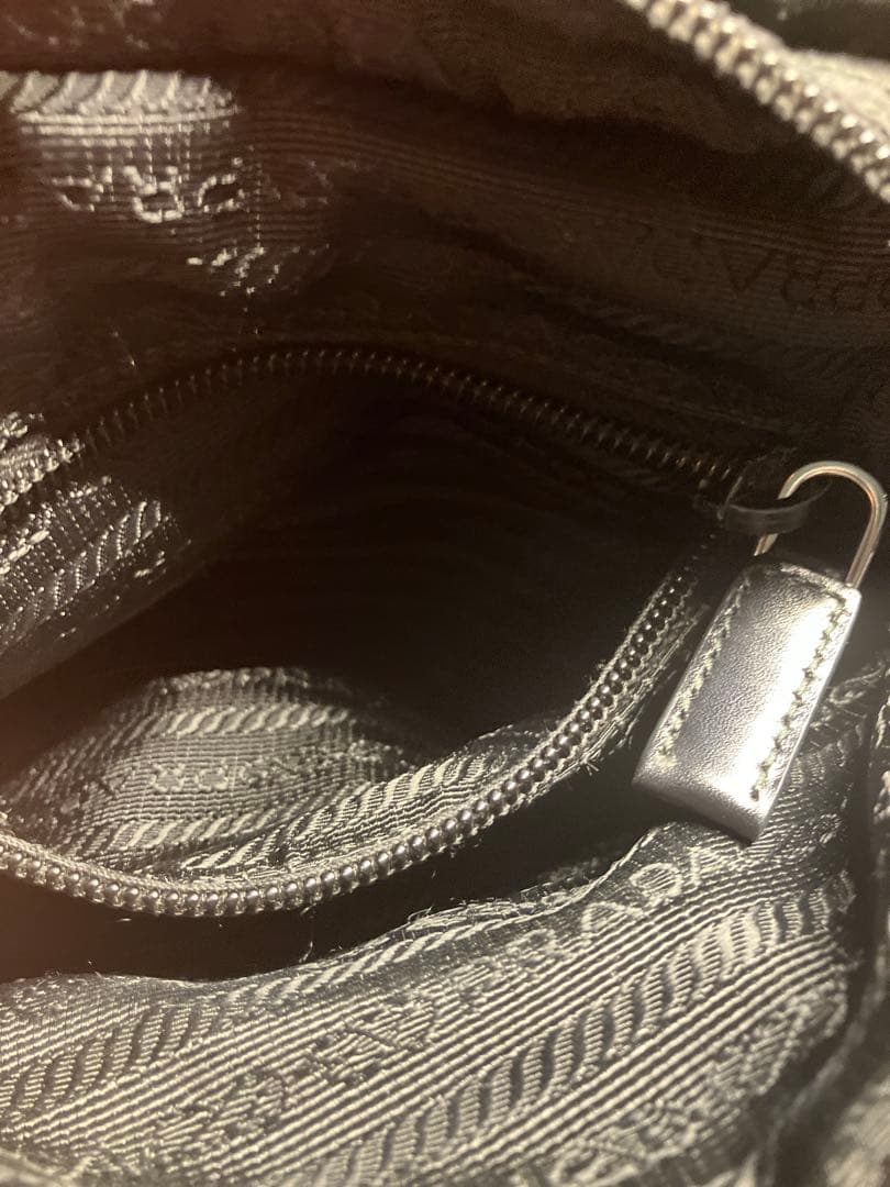 【極美品】PRADA プラダ アマゾン型 ショルダーバッグ ナイロン×レザー