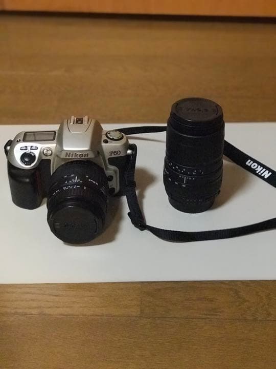 1眼レフ フィルムカメラ Nikon F60＋SIGMAレンズ2本付き