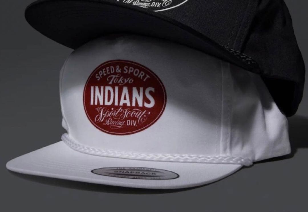 新品 Tokyo Indians MC ID-AC 05 キャップ 白 ✖︎ 赤