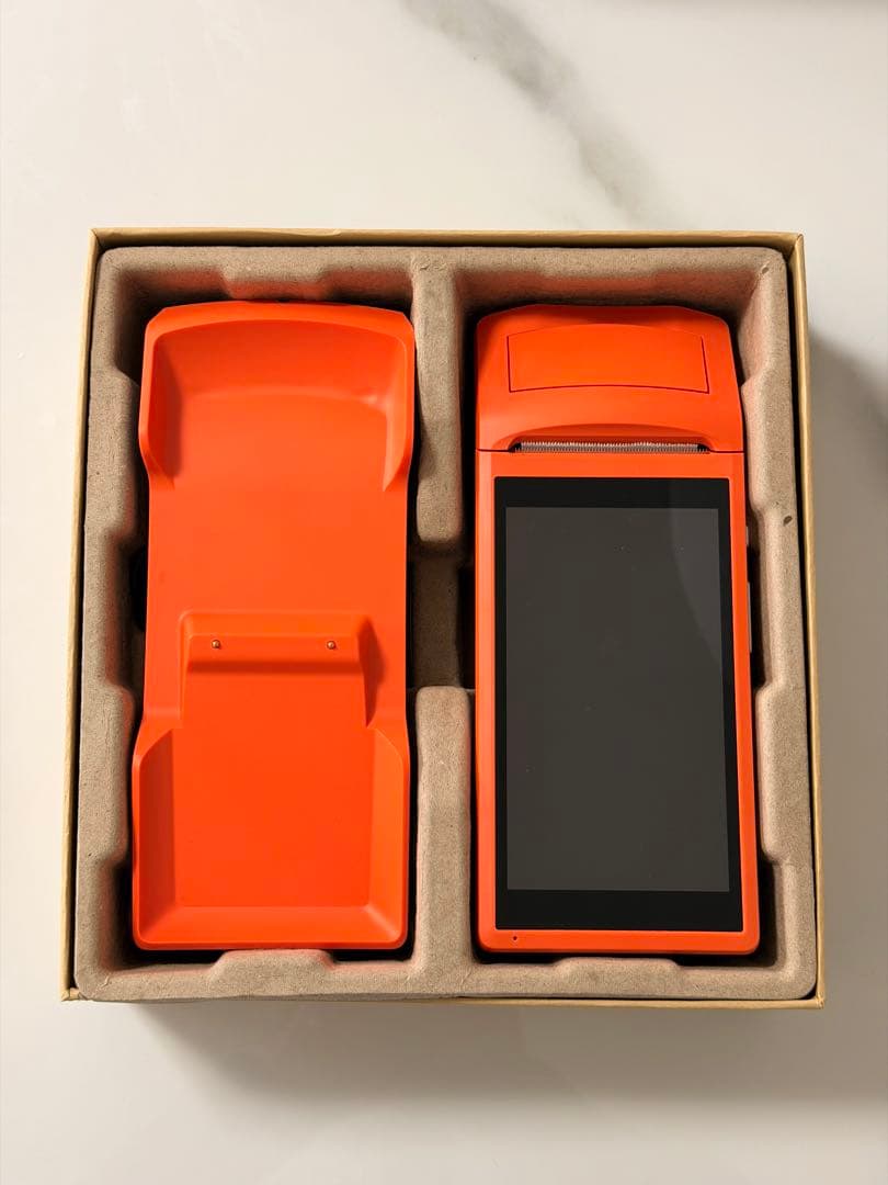 【未使用】Sunmi POS V1-818 /感熱プリンター /スタンド付