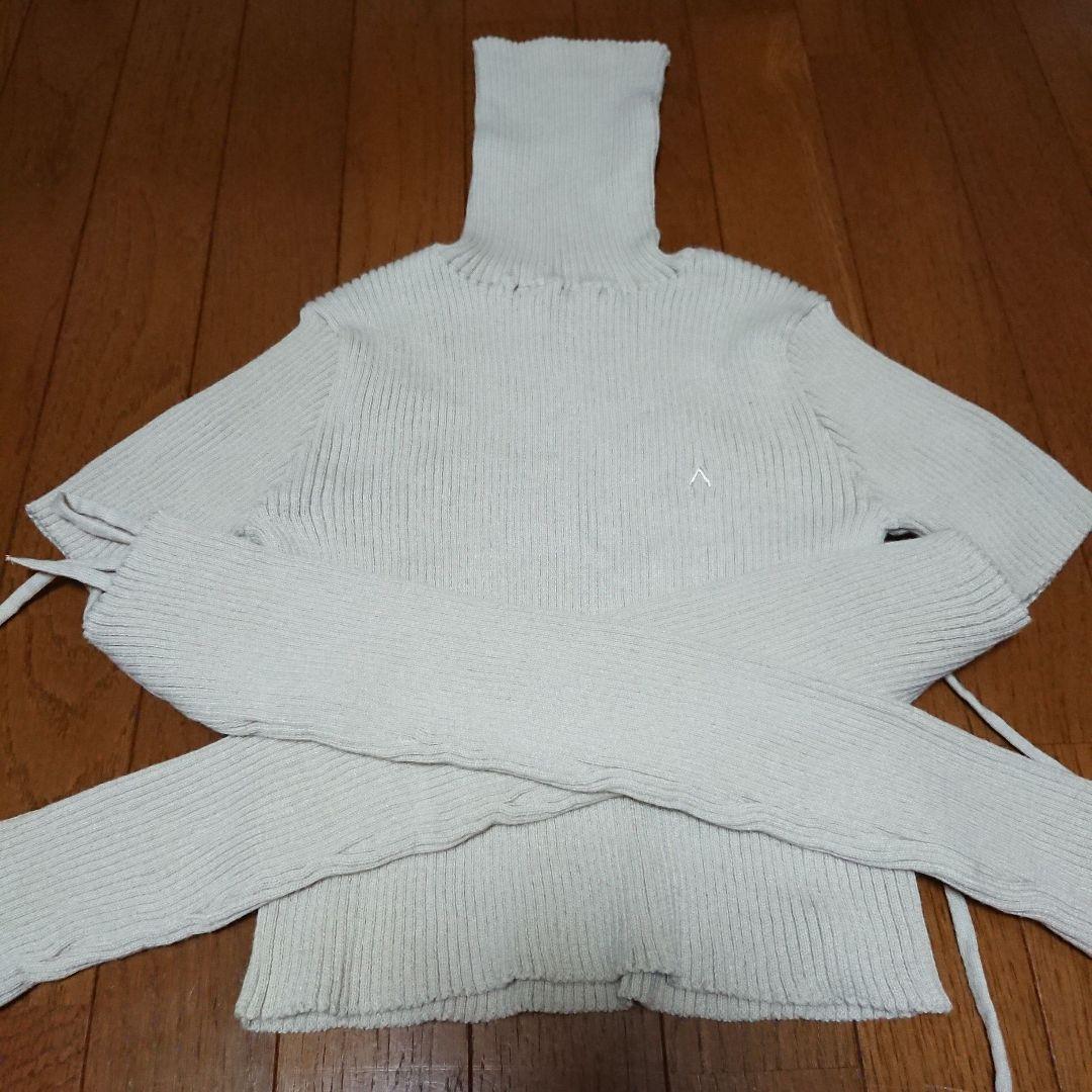 ANDMARY アイラニットリボントップス