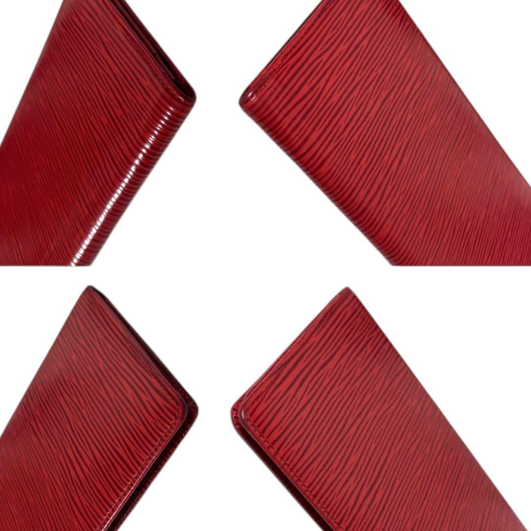 ルイヴィトン エピ ポルトカルトクレディ 長財布 お札入れ 二つ折り 赤 レッド