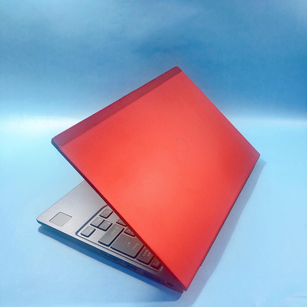 w86✨レッド/爆速 SSD新品/Win11/薄型軽量✨すぐ使えるノートパソコン