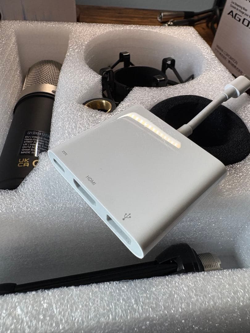 り★破格美品★配信機材セット＋Appleアダプタ付き