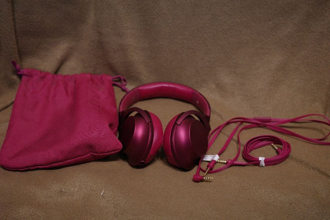 SONY MDR-100A ボルドーピンク 有線ヘッドホン