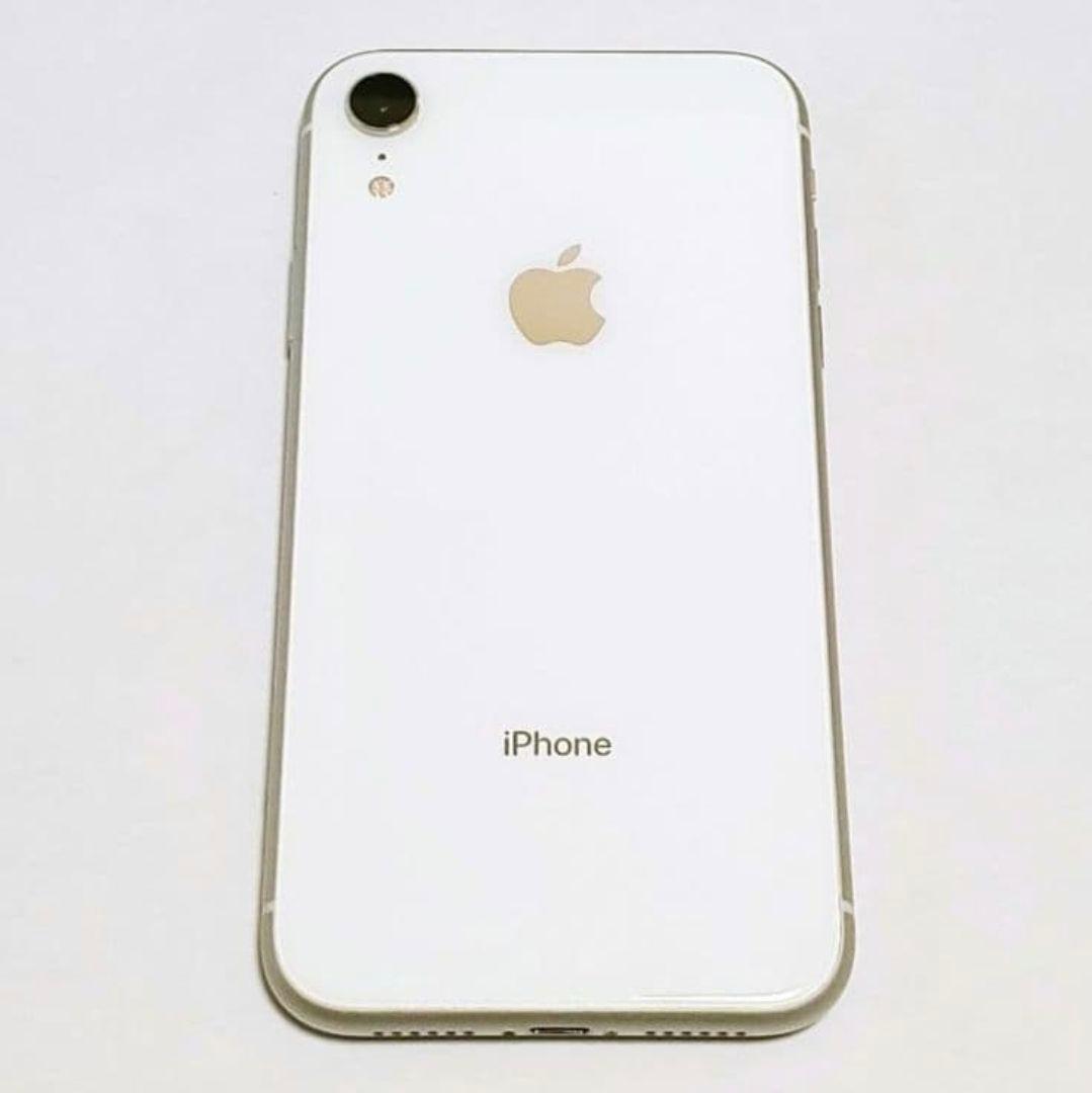 【美品】iPhone XR ホワイト バッテリー100%